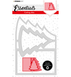 SL-ES-CD70 - SL Cutting Die Christmas Card shape tree Essentials nr.70