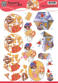 CD11015 3D Cutting Sheet - Jeanines Art - Sinterklaas