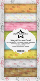 PFS025 Dixi Slimline PaperPack 10x21 cm Merry Christmas Pastel