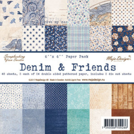 Paperpad Denim and Friends - Maja Design