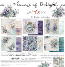 CC-C85-FOD-00 Paper Pack 30x30 cm Flowers of Delight - PAKKETPOST!