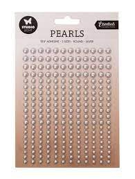 SL-ES-PEARL16 Self Adhesive - 3 Sizes - Round - Silver