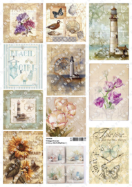 GH3135 Vintage vel - Maritiem/Strand - Gerda's Hobbyshop