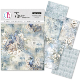 HA005 Ciao Bella Papers - Tissue Paper A4 - Reverie (6pcs)