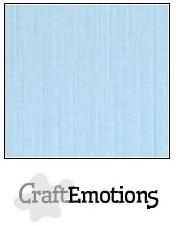 CraftEmotions linnenkarton 10 vel azuurblauw 27x13,5cm 250gr