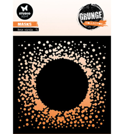 SL-GR-MASK181 - Dot circles Grunge collection nr.181
