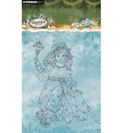 SL-CF-STAMP953 - StudioLight Clear Stamps – Xmas Girl Christmas Forest nr. 953