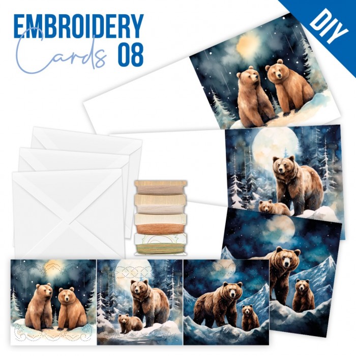 STDOPP008 Stitch and Do Cards 8 - Berries Beauties - Grizzly