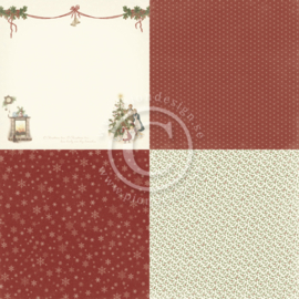 PD21004 Scrappapier 4 vlakken - Let's be Jolly - Pion Design