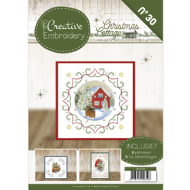 CB10030 Creative Embrodery - Christmas Cottage- Jeanine's Art