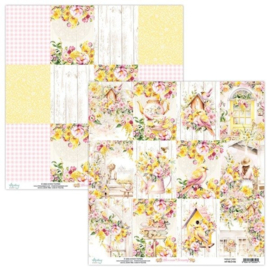 06 Mintay - Blossom Serenity - 12x12 Inch Elements Paper - PAKKETPOST!!!
