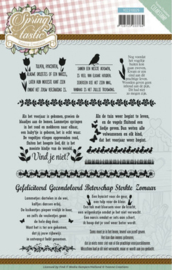 YCCS10029 Clearstamp - Yvonne Creations - Spring-tastic - Tekst Nederlands