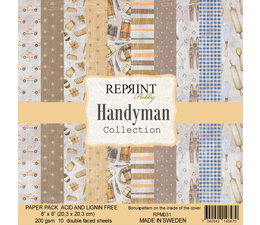 Reprint Handyman 8x8 Inch Paper Pack (RPM031)