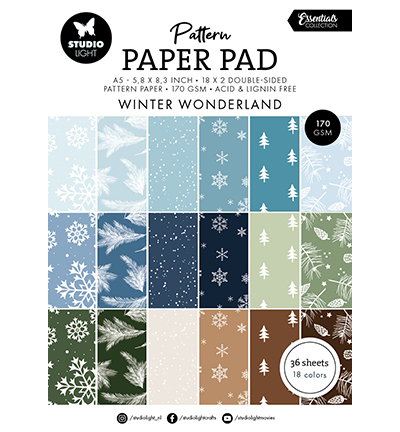 SL-ES-PPP343 - Pattern Paper Pad Winter wonderland Essentials nr.343
