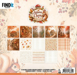 BBPP10058 Paperpack - Find It Collection - Autumn Charm - 15.2 x 15.2 cm