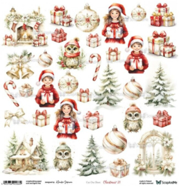 Scrap And Me - Rustic Christmas - Cutting Sheet 30.5 x 30.5 cm - Christmas 21 - PAKKETPOST!!!