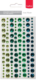 SCB2500305   Adhesive gems set 6 – 120 pcs (10x3mm, 10x5mm, 10x7mm)x 4 colors