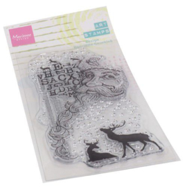 MM1635 Clingstamp Kerst man - Marianne Design