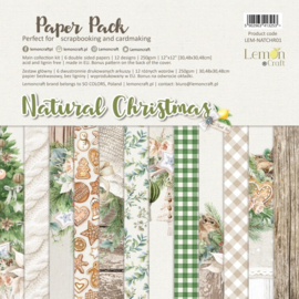 Lemoncraft - Paperpad - 30 x 30 cm - Natural Christmas - PAKKETPOST!
