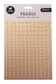 SL-ES-PEARL11 Self Adhesive - 3 Sizes - Stars - Gold