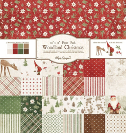 1316 Scrappapier dubbelzijdig  collection pack 12 x 12 - Woodland Christmas  - Maja Design - Pakketpost