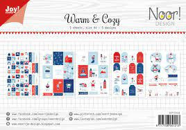 6011-0426 Paperset A4  Warm en Cozy Kerst/Winter - Joy Crafts