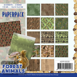 ADPP10038 Paperpad - Forest Animals - Amy Design