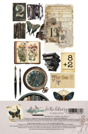 AA-ITB-11   Doubled Extras to Cut Set 11 – 30,5x15 cm In the Library, 250 gsm (10 sheets, 2x5 sheets)