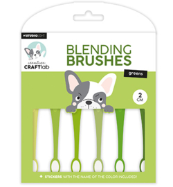 CCL-ES-BBRU11 - Blending brushes 2cm soft brush greens Essentials nr.11