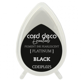 CDEIPL025 Card Deco Essentials Pigment Ink Pearlescent Black