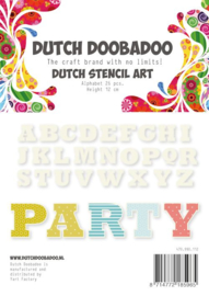470.990.112 Alphabeth 4 Art Stencil - Dutch Doobadoo