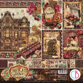 The Chocolate Factory 12x12 Inch Paper Pad (12pcs) (CBPM100) - PAKKETPOST!!
