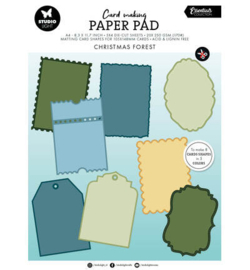 SL-ES-CMP34 - StudioLight Kaartenblok – Cottage Christmas Essentials nr. 34