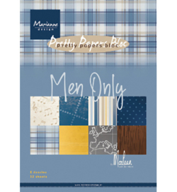 PK9169 Paperpad Man Only - Marianne Design