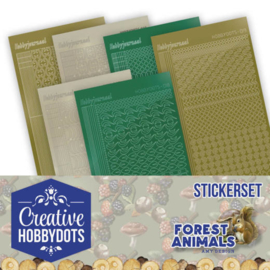 CHSTS012 Stickers bij Creative Hobbydots - Forest Animals - Amy Design