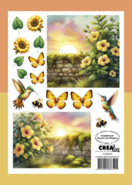 CLSVP020 Crealies - Knipvellenbundel Susan van Poppel - Zomer D
