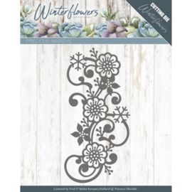 PM10142 Snij- en embosmal - Winterflowers - Precious Marieke