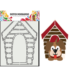 470.713.868 - Card Art Hondenhok - Dutch Doobadoo