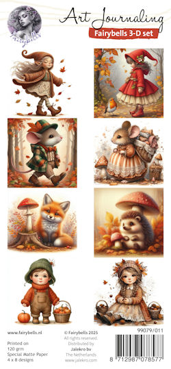 99079/011 Fairybells 3-D setje Herfst
