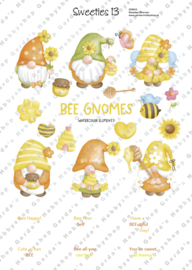 GH6013 Sweeties vel A4 - Bee Gnomes