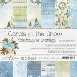 Papierbloc 20.5 x 20.5 - Carols in the Snow - Craft o Clock
