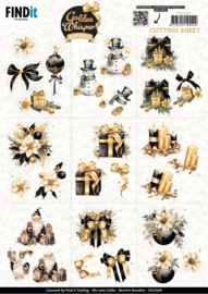 CD12289 3D Cutting Sheet - Berries Beauties - Golden Whisper - Mini