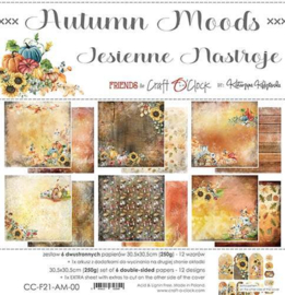 Craft O' Clock - Autumn Moods - Paper Collection Set - 30.5 x 30.5 cm - PAKKETPOST!