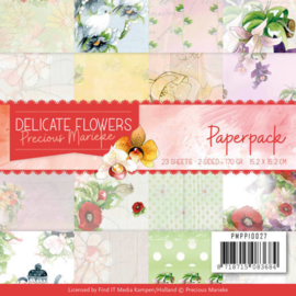 PMPP10027 Paperpad - Delicate Flowers - Marieke Design