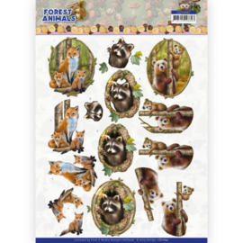 CD11647 3D vel A4 - Forest Animals - Amy Design