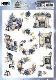 SB10969 3D Push Out - Berries Beauties - Falling for Christmas - Coziness