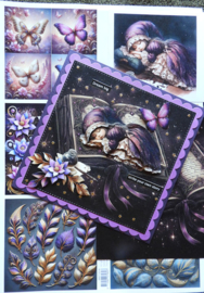 99080/099 Art Journaling & Card Making combi/voordeelset 2 Moonlight (limited edition)