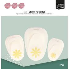2137-043 Vaessen Creative • Figuurpons Set Bloemen 3st - PAKKETPOST!!