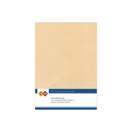08 Sand - Linnen Karton A5 - 10 stuks - 240 gram - Card Deco