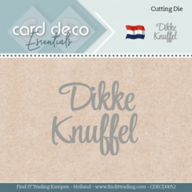 CDECD0052 Snij- en embosmal - Dikke Knuffel - Card Deco